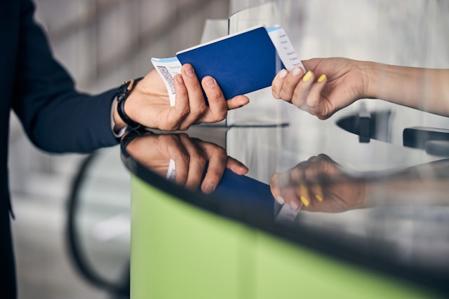 stay calm during security checks